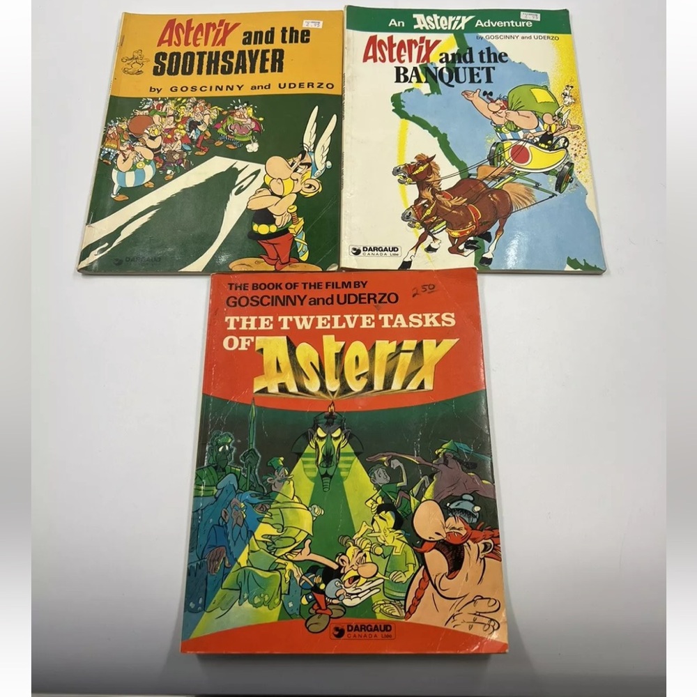 Asterix Book Vintage X 4
